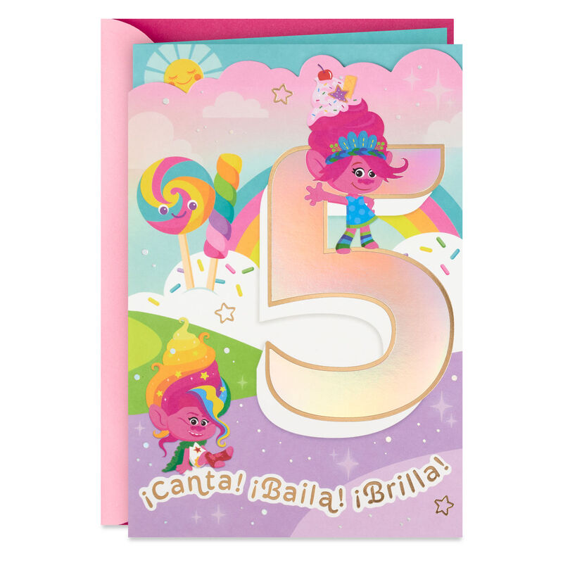 Trolls-Poppy-and-Viva-Spanish-5th-Birthday-Card_559BIH1805_01