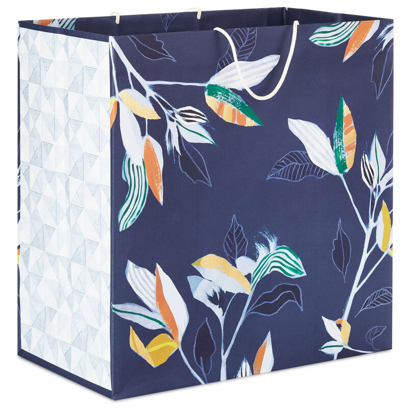 Tropical-Stems-on-Navy-ExtraDeep-Gift-Bag_599EGB7659_01