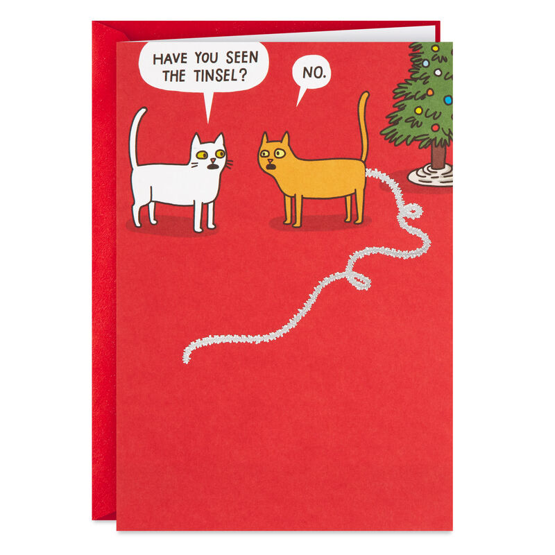 Two-Cats-with-Tree-and-Tinsel-Red-Christmas-Card_449ZX5072_01