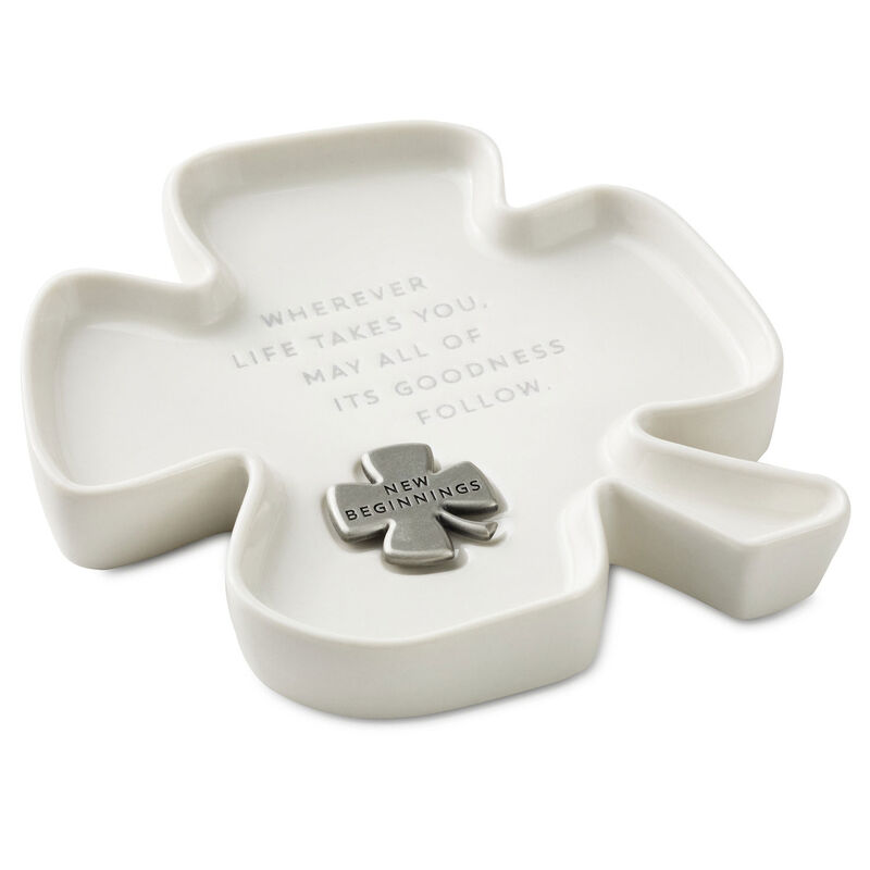 White-4Leaf-Clover-Shaped-Trinket-Dish-With-Token_1BIT2004_01