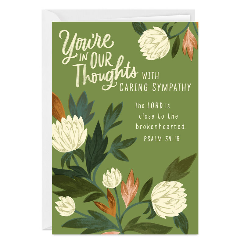 White-Flowers-on-Green-Personalized-Sympathy-Card_2PGM4509_01