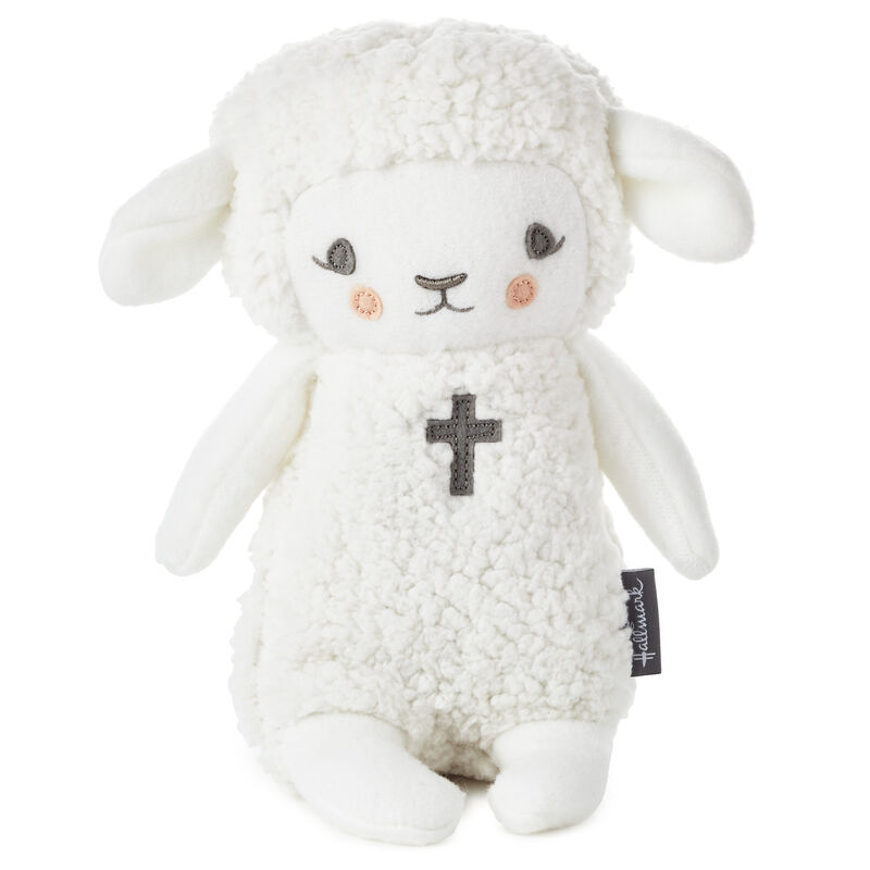 White-Plush-Lamb-With-Cross-Stuffed-Animal_1BBY4720_01