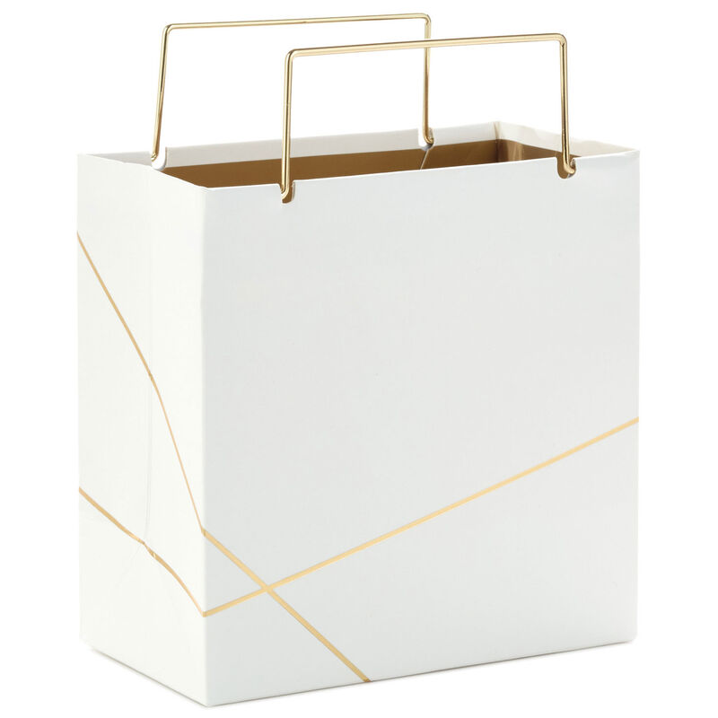 White-With-Gold-Small-Square-Gift-Bag_499EGB6153_01