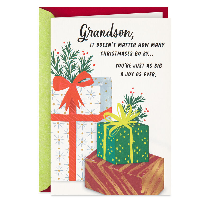 Wrapped-Gifts-Christmas-Card-for-Grandson_459XZH3815_01