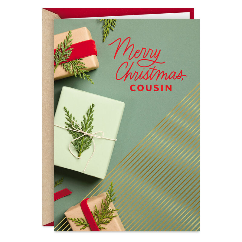 Wrapped-Holiday-Gifts-Cousin-Christmas-Card_399XZH1382_01