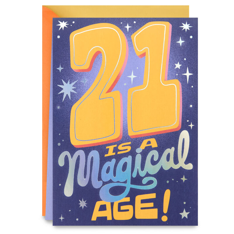 Yellow-21-on-Starry-Blue-Funny-Birthday-Card_499HBD5299_01